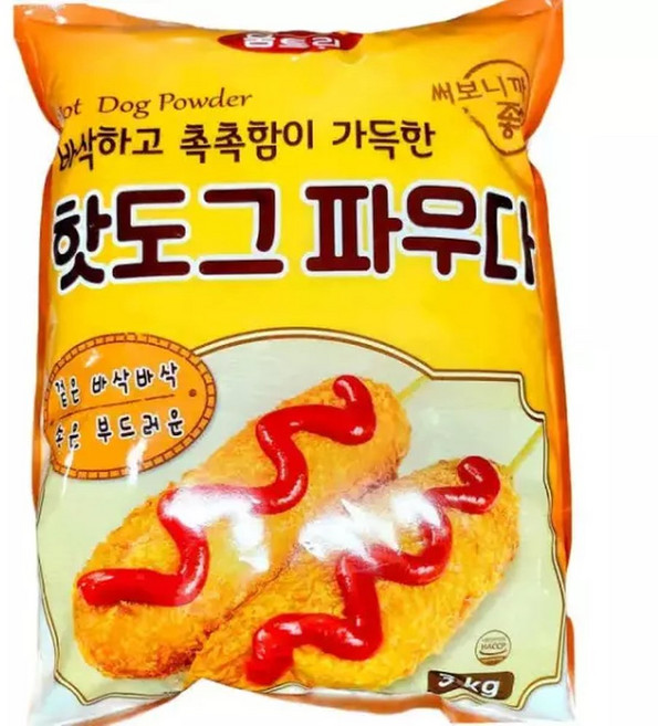 핫도그 파우더 움트리 3kg 분말믹스, 1개