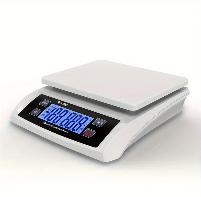 SF-802 디지털 주방 저울 30KG - 박스 불량, 화이트, SF-802  5V DC  아답터포함