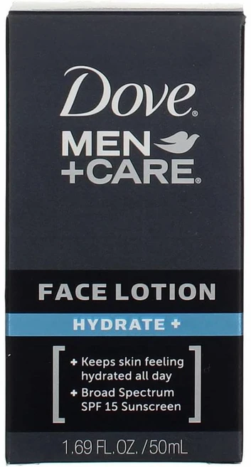 DOVE 도브 맨+케어 페이스 로션 하이드레이트 플러스, 2개, 50ml - 쿠팡