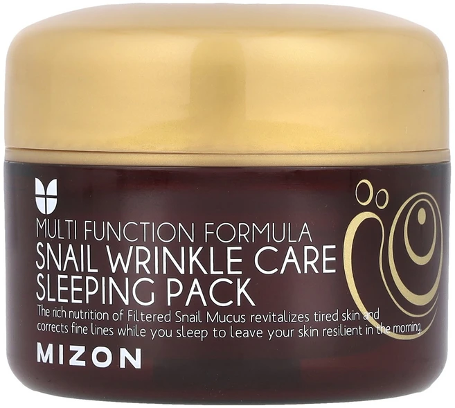 Mizon 스네일 링클케어 슬리핑 팩 80ml(2.70fl oz) Mizon (미즈온), 1개, 80ml - 쿠팡