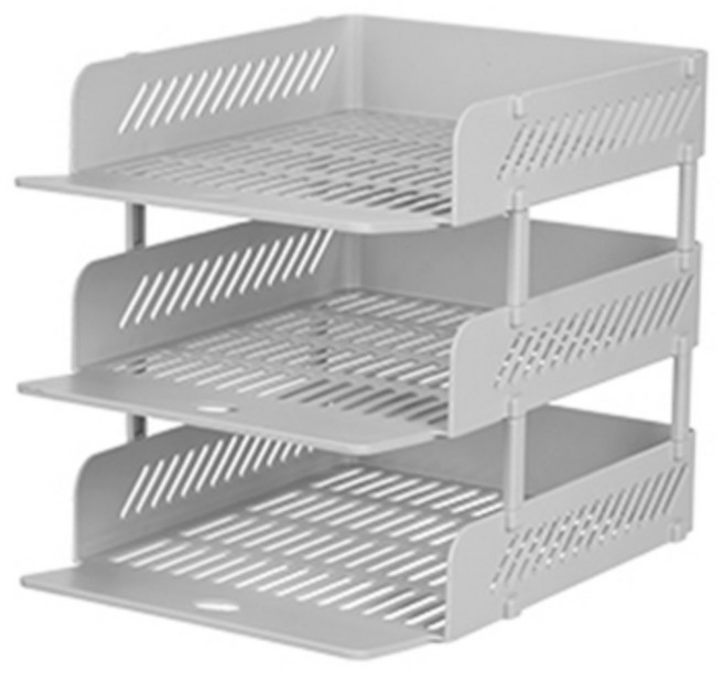 EL 3서류받침, 쿨그레이, 3단