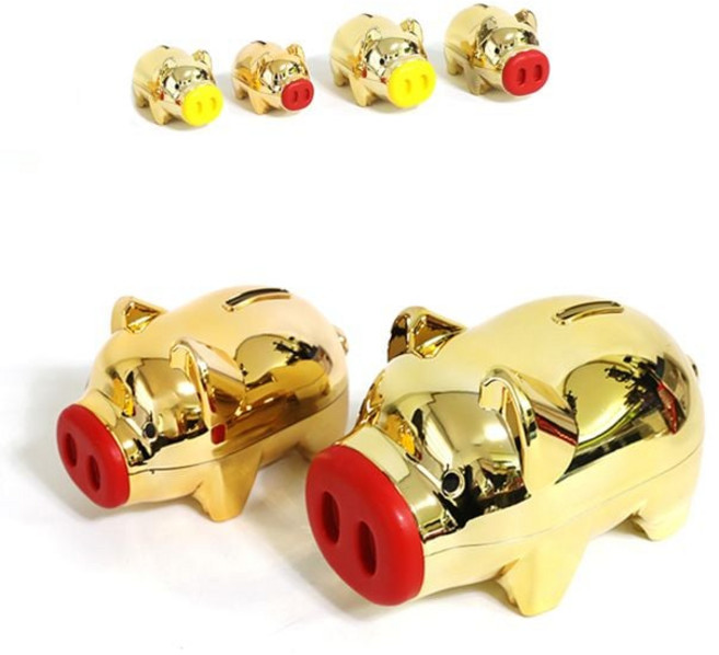 에엘 마키골드 팬시저금통 황금돼지저금통20263easd, (대)빨강코