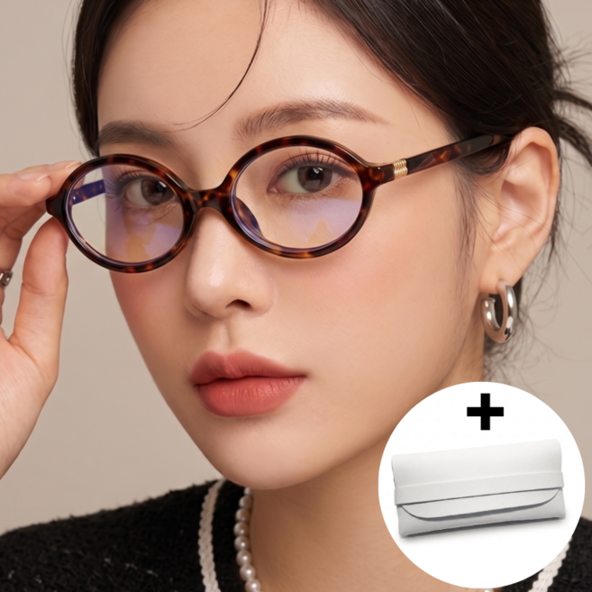 긱시크 빈티지 안경테 블루라이트 차단 y2k 뿔테