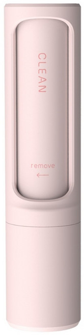 롤러블 휴대용 회전 스틱 보풀 먼지 제거기 클리너 코트 니트, 1개, 핑크