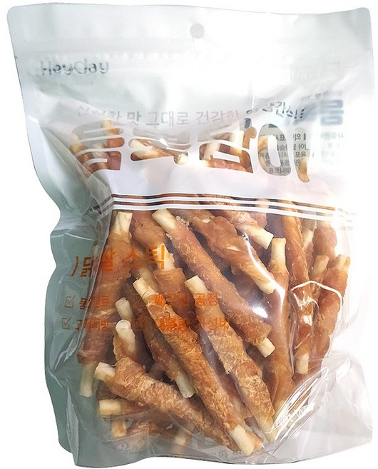 헤이데이 듬뿍담아 닭가슴살 육포간식, 1개, 800g, 닭가슴살스틱