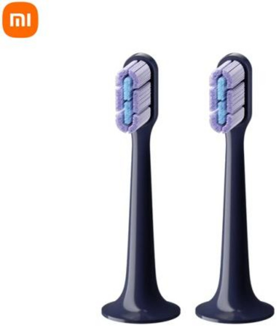 Xiaomi 호환 Mijia T700 헤드 소닉 전동 칫솔 범용 2pcs 브러시 교체, 01 Black, 한개옵션1