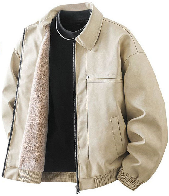 셀럽당 남성 가죽자켓 기모 자켓 겨울 방풍 방한 캐주얼 코트 T0737-LI