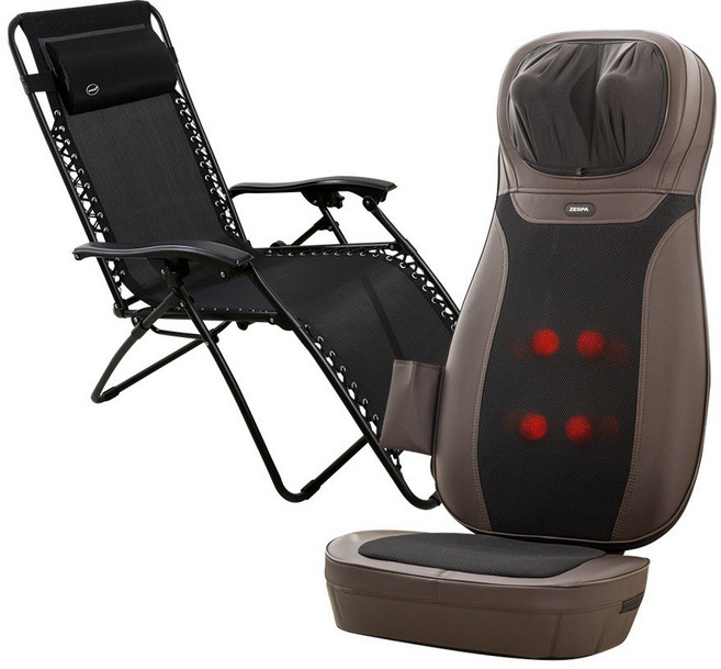 제스파 맥스 롤링 프로 의자형 등 허리 마사지기 ZP855 + 안락의자 ZP798 세트, (ONE COLOR)SOFT 혼합색, MaSSAGE/ZP855