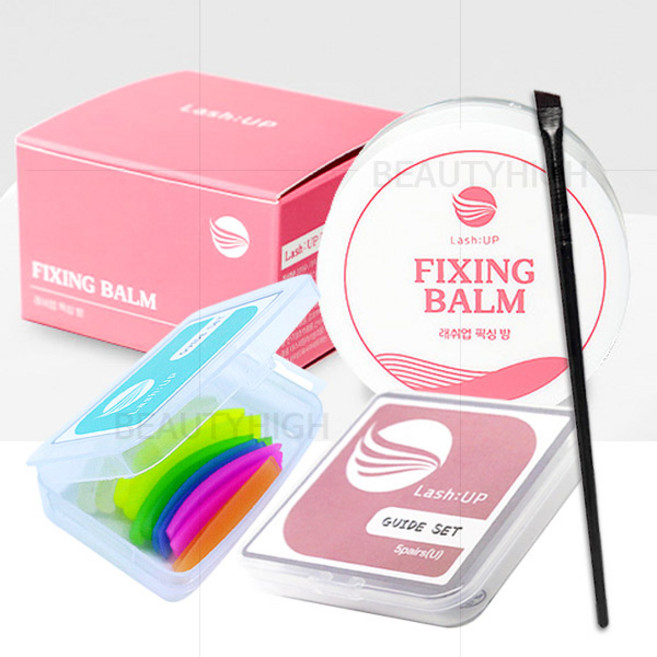 (세트+착붙브러쉬S) 래쉬업 픽싱밤 15g+롯트(종택) 펌글루대용, 02_(세트)픽싱밤+래쉬업 컬러롯트(U 5쌍), 1개