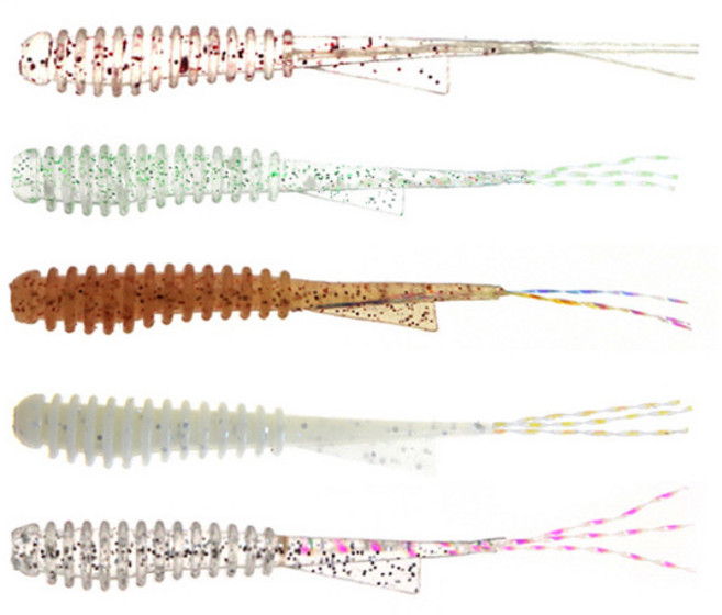 버클리 파워베이트 사비키 1.8인치 전갱이 볼락 틴셀 소프트베이트웜, OCR, 1세트