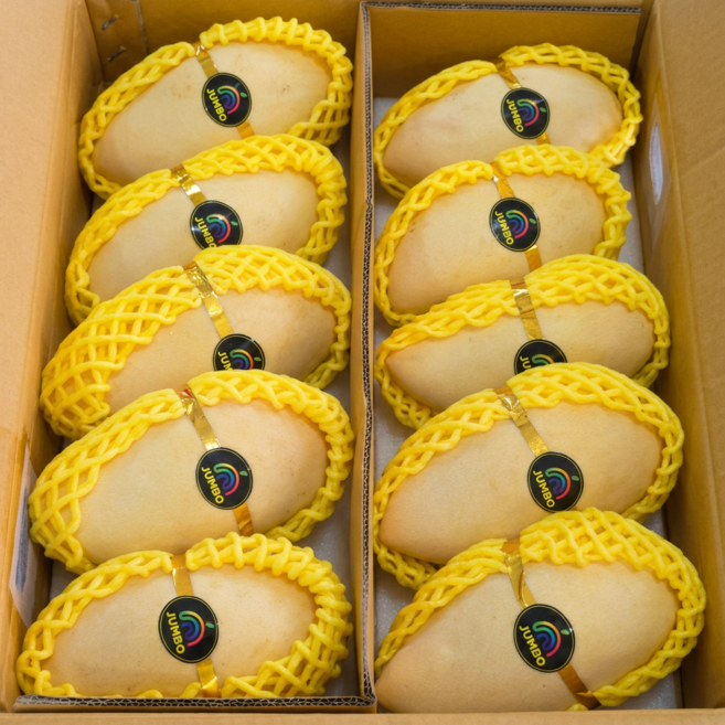 항공수입 태국산 점보 골드 망고 특대과 2.5kg 5kg, 1박스, 태국망고 2.5kg