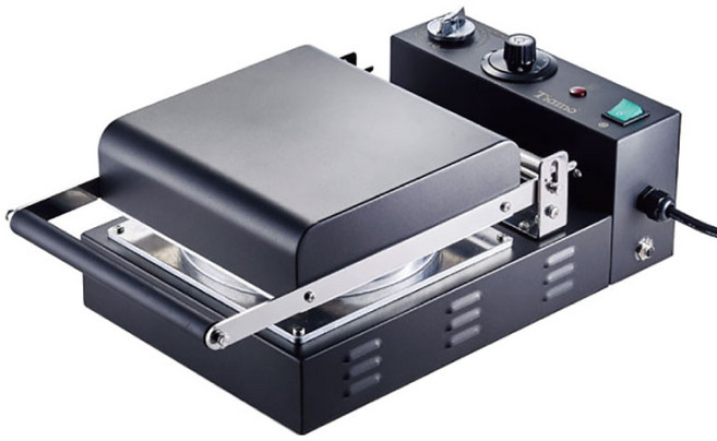 Tiamo 商用美式單圓鬆餅機 220V, HG7297BK 星空黑/ 鐵氟龍版