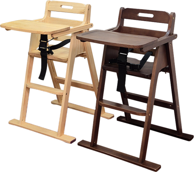 우드밸리 원목 유아식탁의자 식당 카페 아기의자, 내츄럴