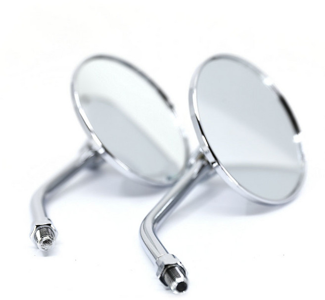 헤드웨이 오토바이 사이드미러 세트 하프원형 10mm, 1세트