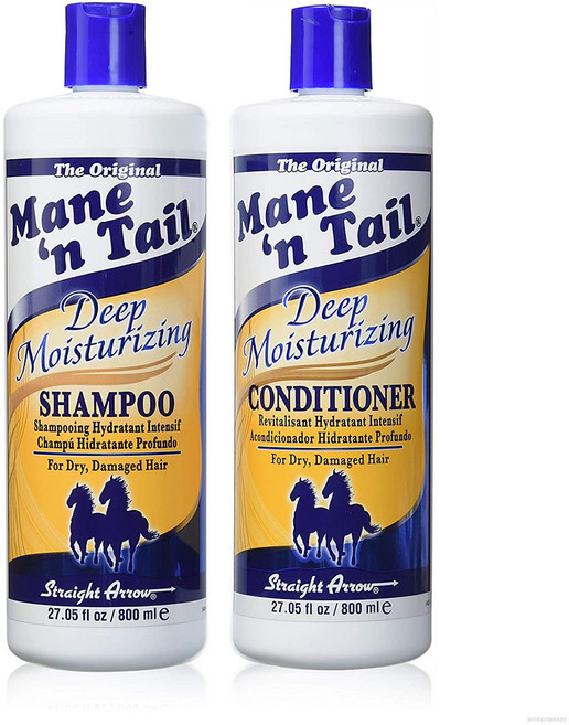 Mane 'n Tail 메인 테일 딥 모이스처라이징 샴푸 컨디셔너 25.05oz, 1개, 800ml