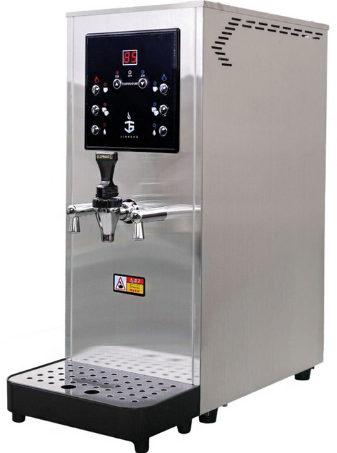 진성 JS-1 3구 냉온수기 핫워터디스펜서 자동 온수기 온수 전기 핫디스펜서 카페 업소용, 스틸(실버)