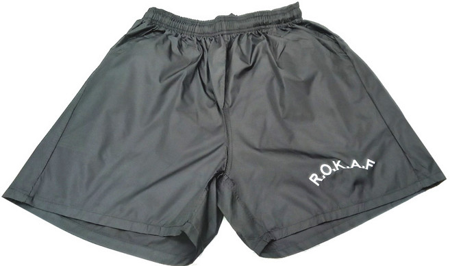 ROKAF 군인 공군 군대 군용 로카 마라톤 반바지