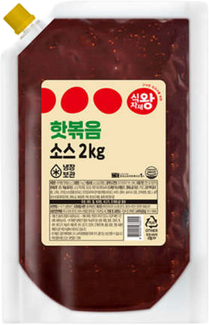 식자재왕 핫볶음 소스, 1개