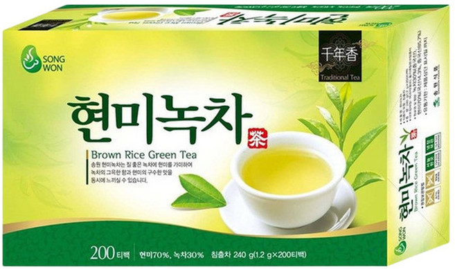 송원 우리차 현미녹차1.2g 200개입 1개, 1.2g