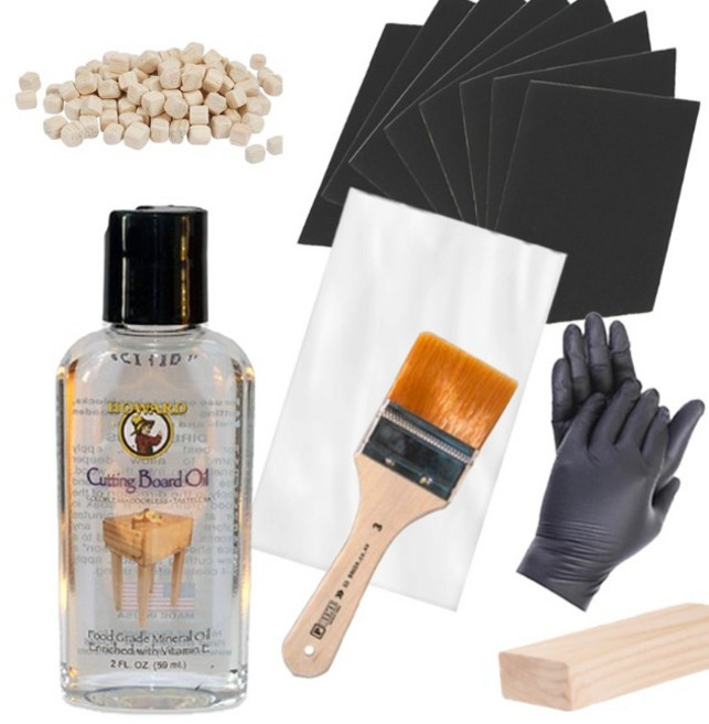 하워드 나무 도마 오일 미네랄 원목 캄포 엔드그레인 라탄, 하워드 오일 + 관리키트, 1개
