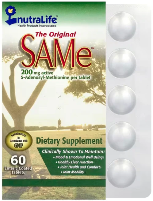 뉴트라라이프 The Original SAMe 200mg 장용 코팅 정제 60정, 1개 - 쿠팡