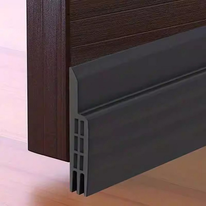 현관문 문틈막이 벌레차단 벌레막이 방음 1M 픽스테이션, 블랙, 1개