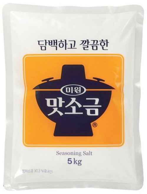 미원 맛소금, 5kg, 5개