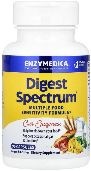 엔자이메디카 다이제스트 스펙트럼 완전 식품 과민증 포뮬러 90 캡슐, 90정, 1개 - 쿠팡