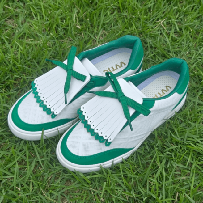 NICE 극세사 방수 발편한 여성 수제 태슬골프화