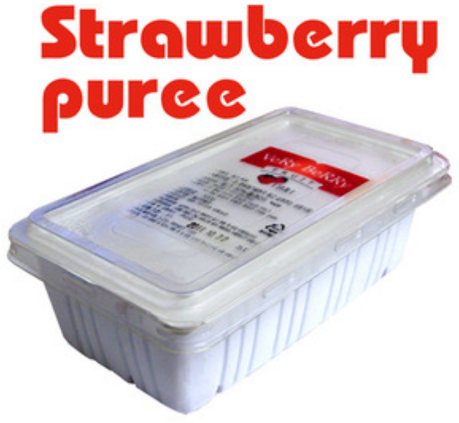 (아이스박스 별도구매) 베이킹파티 베리베리 딸기퓨레 500G, 500g(아이스박스구매하지않음), 1개