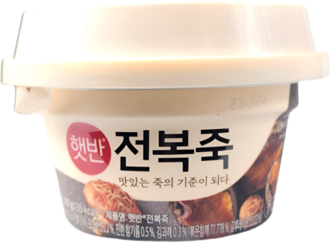 햇반 전복죽, 267g, 1개