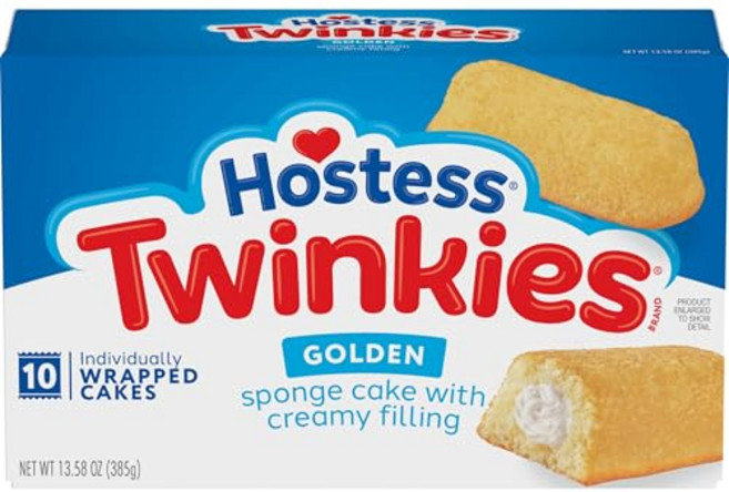 Hostess Twinkies 멀티팩 13.58온스 노란색 Hostess Twinkies Multipack 13.58 Oz Yellow, 1개, 384.99g