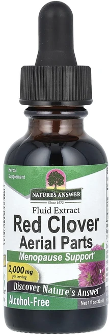 Nature's Answer 붉은 토끼풀 지상부 액상 추출물 알코올 무함유 2000mg 30ml(1fl oz), NaturesAnswer붉은토끼풀지상부액상추출물알코올무, 1개, 30ml - 쿠팡