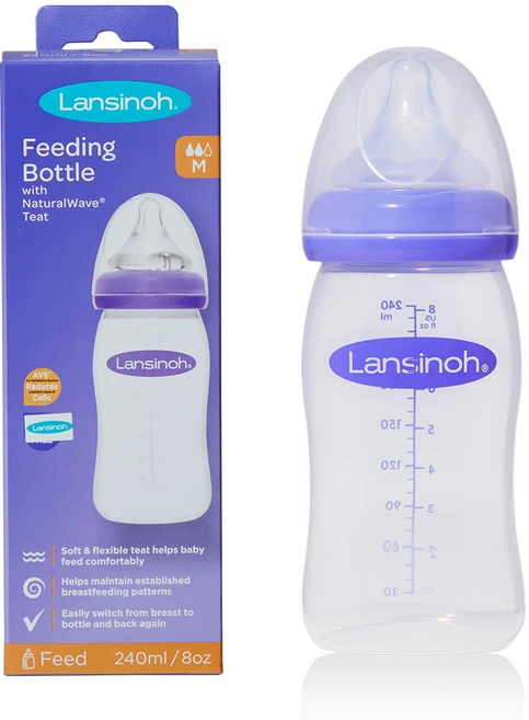 란시노 아기 젖꼭지 PP젖병 단품, 혼합색상, 240ml, 1개 - 쿠팡