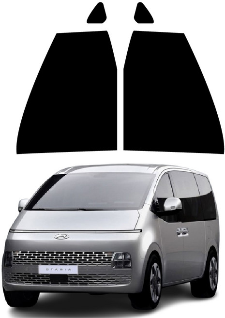 스타리아 1열 운전석 조수석 세트 썬팅지 열차단 DIY 썬팅필름, 스타리아(21년~현재)1열썬팅지, IR20_5%(가장진한농도)