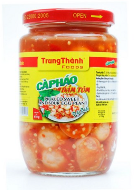 베트남 가지 피클 양념 CAPHAO DAMTOM, 410g, 24개