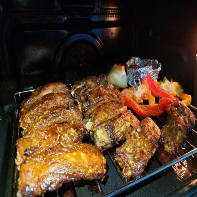 국내산 한돈 돼지 등갈비 폭립 600g 쪽갈비 1.2kg, 등갈비 600g 등갈비찜용, 2개