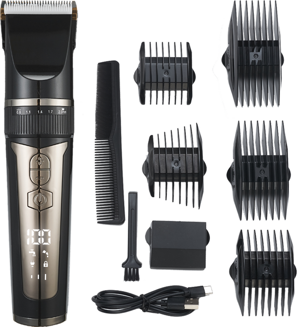 호밍사이 전문 가용 가정용 남자 전동 바리깡 이발기 다용도 트리머 애견용 방수 헤어 클리퍼, V-885