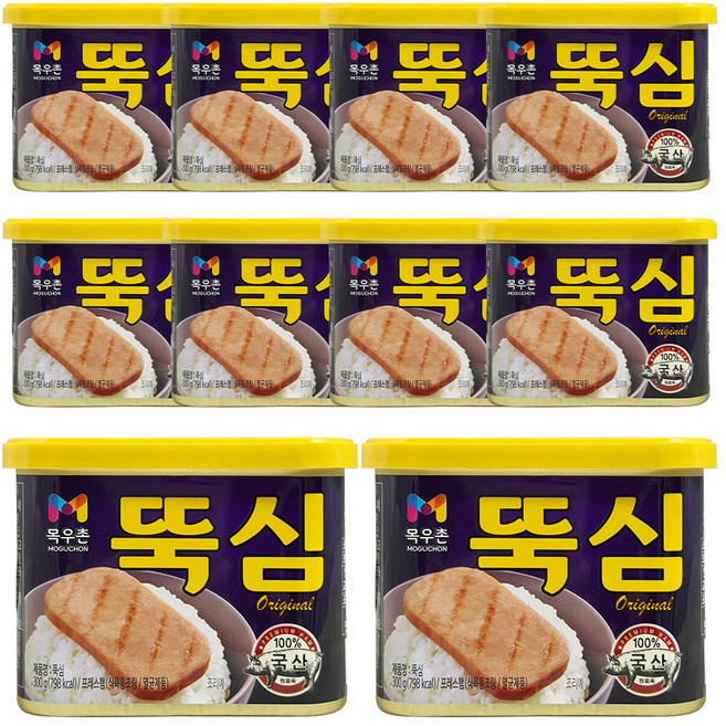 목우촌 뚝심 오리지널 300g 10개