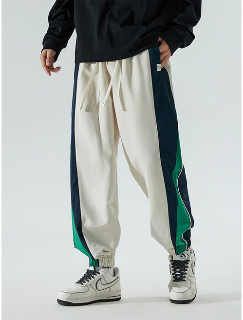 KDNC 남성용 봄가을 시티 스트릿 패션 조거 트레이닝 팬츠
