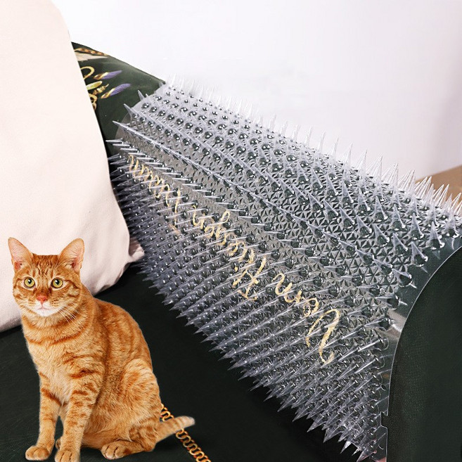 HANTAO 고양이 퇴치 매트 접근 금지 고양이 기피제 매트 340*430mm, 1개