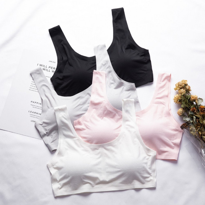 ShiJuGi細織姬 短版涼感無痕透氣內衣 舒適無痕貼合 加寬肩帶減壓 多色可選