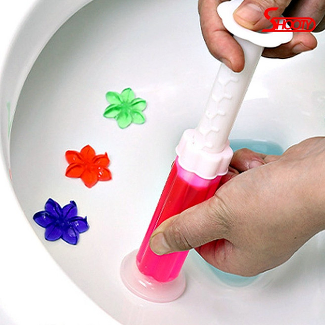 변기 세정젤 화장실 물때 클리너 소변기 냄새제거 방향제, 4색세트, 1개