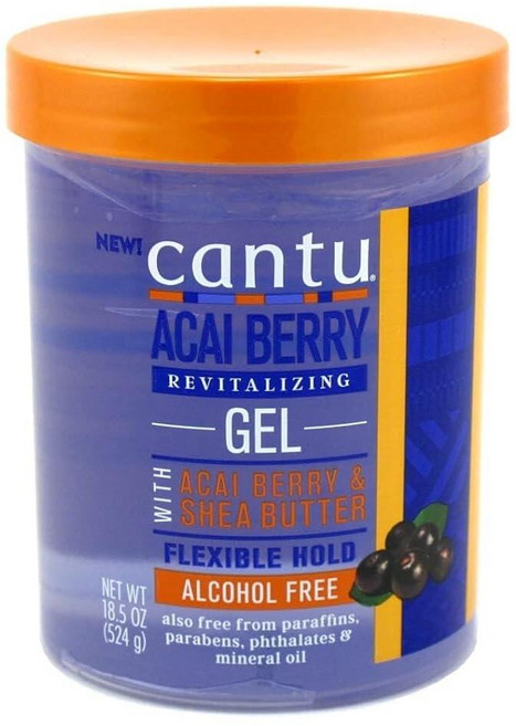 Cantu Acai 베리 젤 리바이탈라이징 524.5g(18.5온스) 136009, Cantu Acai 베리 젤 리바이탈라이징 524.5g, 1, 524g