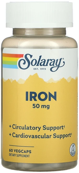 쏠라레이 철분 50mg 베지캡슐 60정, 1개 - 쿠팡