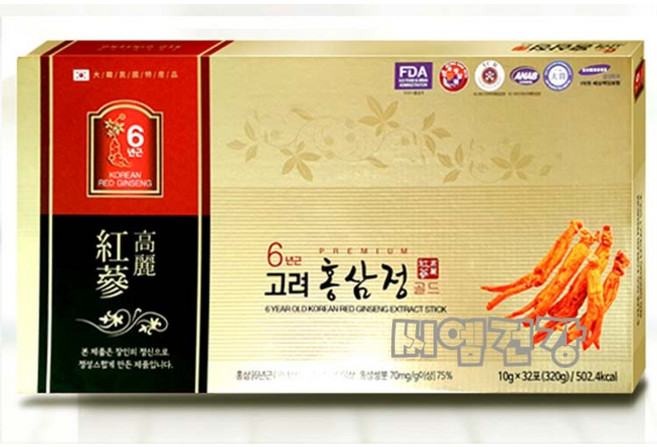 6년근 고려 홍삼정골드 10g 32포, 32개