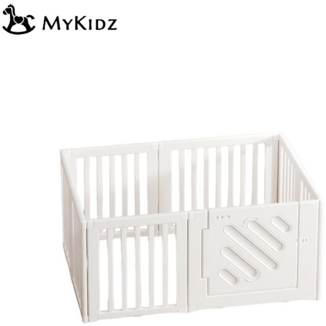 MyKidz 極簡圍欄 68公分高 安全圍欄, 1個, 極簡圍欄120*140-純白, 純白, 120*140