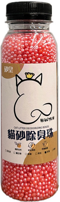 砂皇貓砂除臭珠 玫瑰香氛 200g 高效吸附異味 適用多種貓砂, 1個