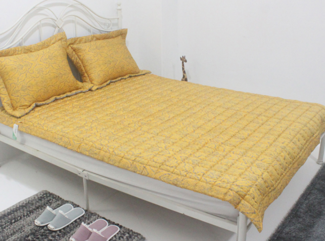 돈들어오는 황금색 이불, 패드 퀀(170x210), 1개