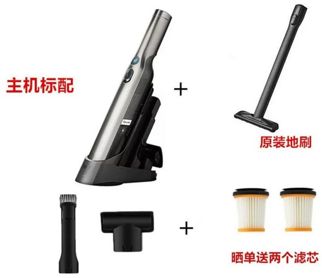 초이스몰 샤크 닌자 무선 에보파워 WV210J 핸디 휴대용 소형 청소기, B. W1 세트 순서로 두 개의 필터 요소 보